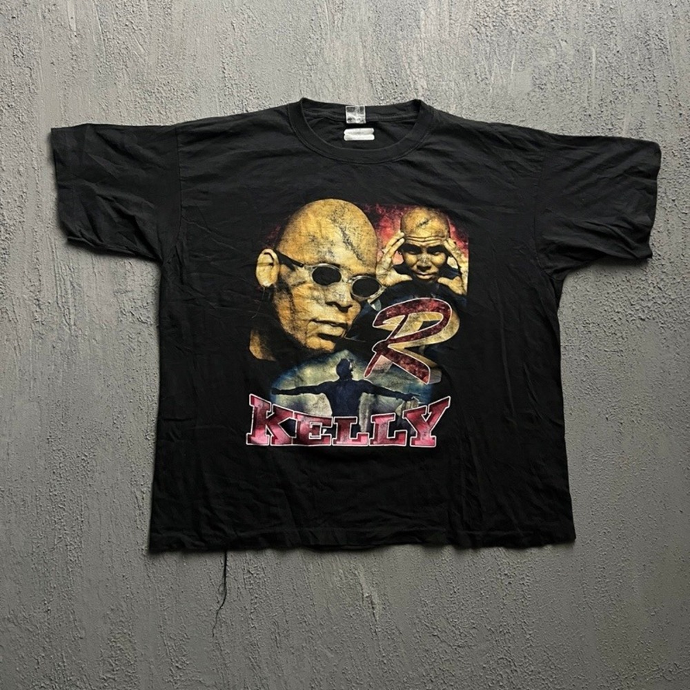 Vintage R Kelly Shirt XL Black 1990s Rap Tee When A Woman's Fed Up